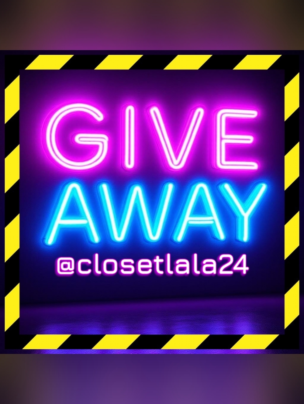 LIVE SHOW GIVE AWAY @closetlala24
